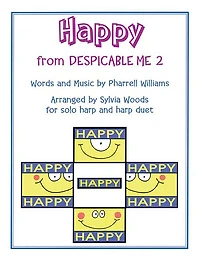 Happy: Arranged for Solo Harp & Harp Duet