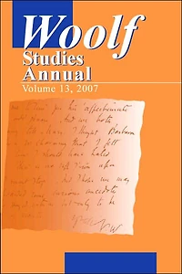 Woolf Studies Annual Volume 13