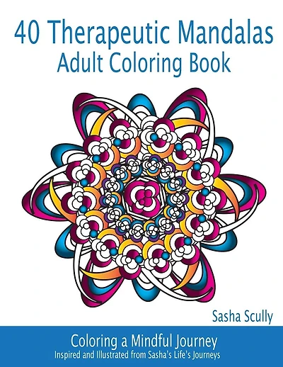 40 Therapeutic Mandalas: Adult Coloring Book