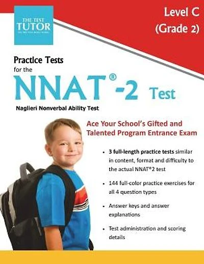 Practice Tests for the NNAT 2 Test - Level C: Grade 2