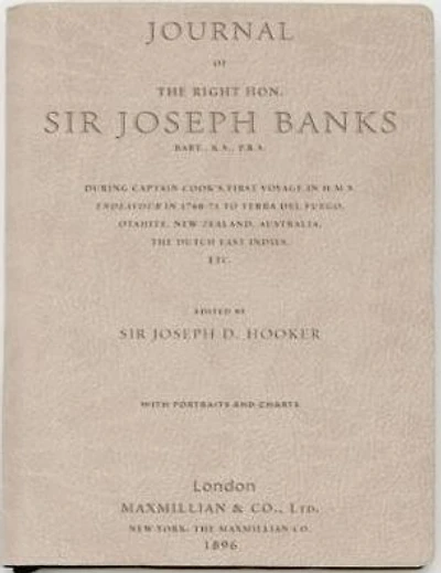 Journal of Sir Joseph Banks: Tan Lined Journal