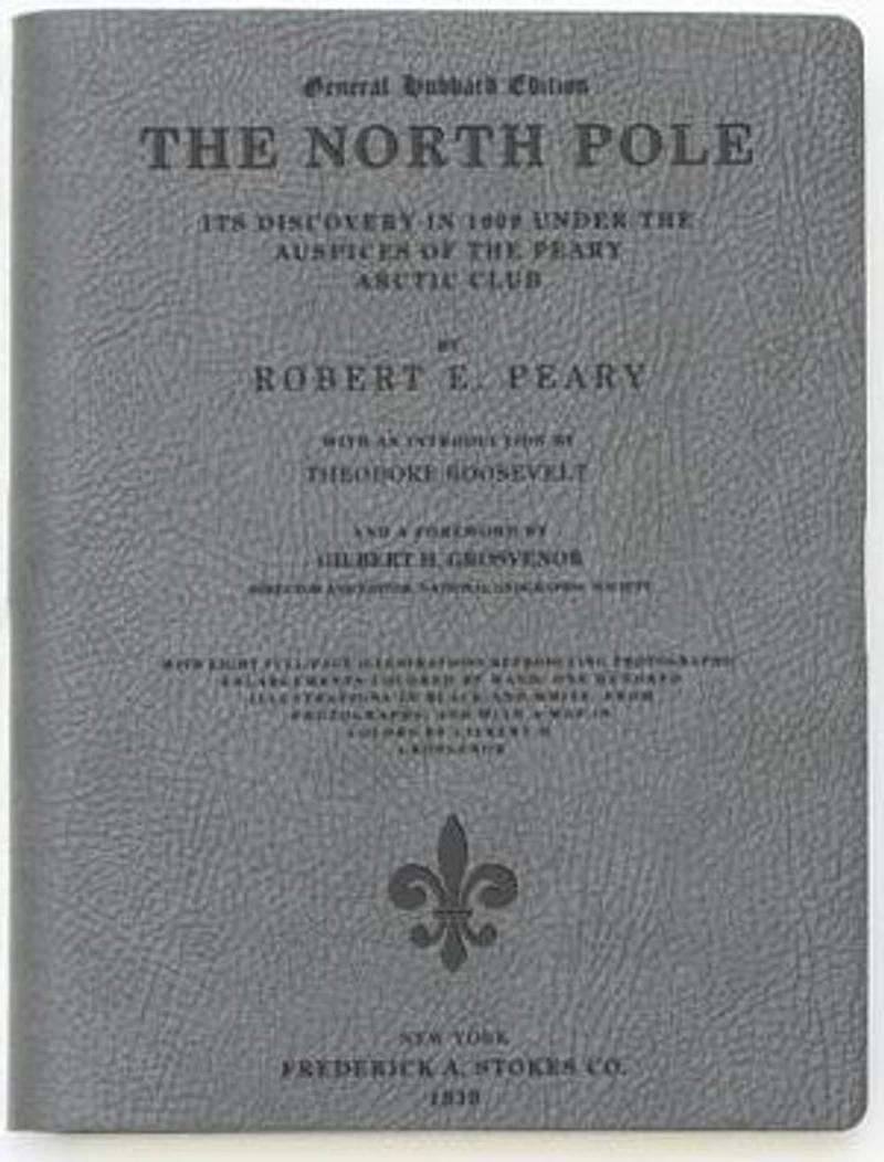 The North Pole: Dark Grey Lined Journal