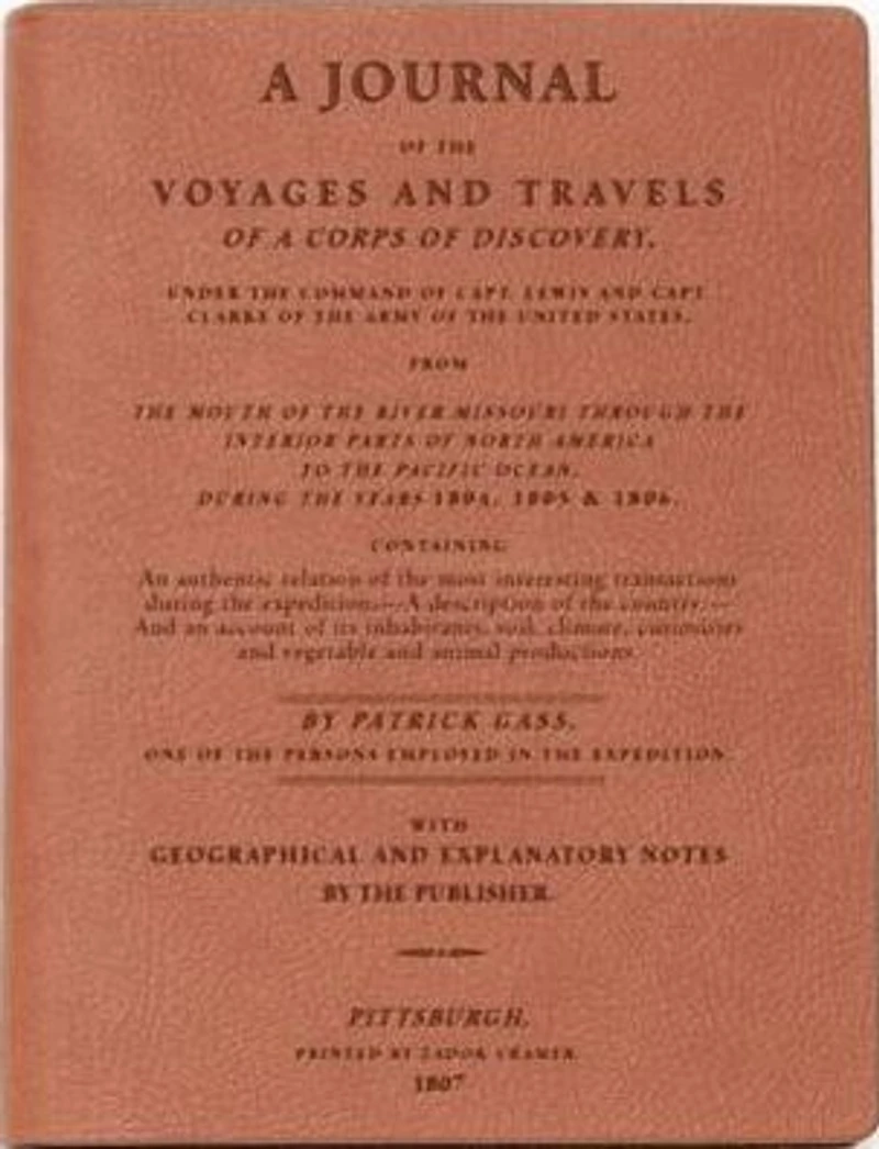 A Journal of the Corp of Discovery: Cognac Lined Journal