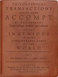 Philosophical Transactions: Tan Lined Journal