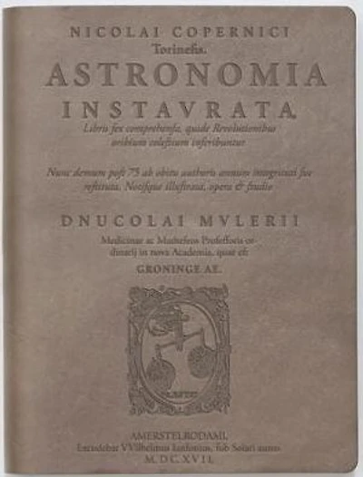 Astronomia by Nicolai Copernicus: Dove Lined Journal