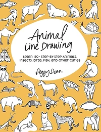 Animal Line Drawing: Learn 150+ Step-by-Step Animals, Insects, Birds, Fish, and Other Cuties