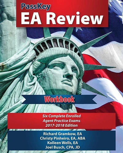 Passkey EA Review Workbook: Six Complete Enrolled Agent Practice Exams, 2017-2018 Edition