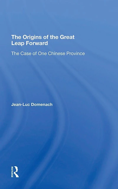 The Origins Of Great Leap Forward: Case One Chinese Province