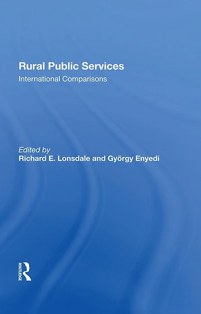 Rural Public Services: International Comparisons