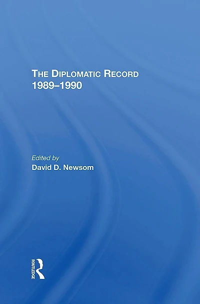 The Diplomatic Record 19891990