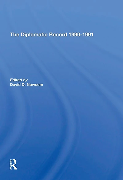 The Diplomatic Record 19901991