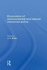 The Economics Of Environmental And Natural Resources Policy