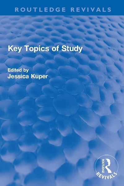 Key Topics of Study