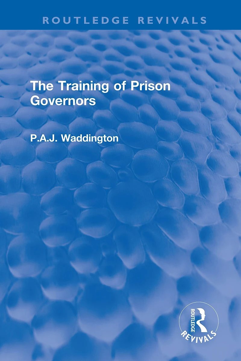 The Training of Prison Governors