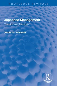 Japanese Management: Tradition and Transition
