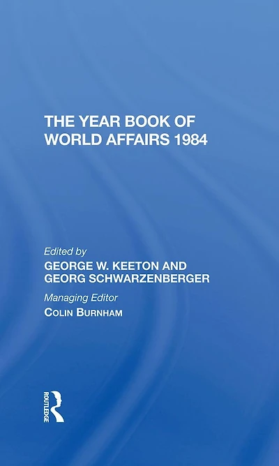 The Year Book Of World Affairs 1984