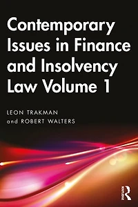Contemporary Issues Finance and Insolvency Law Volume