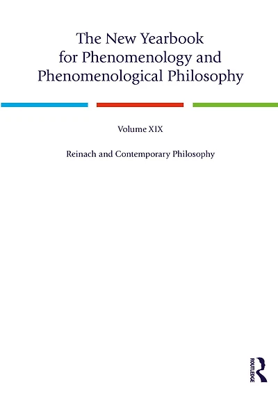 The New Yearbook for Phenomenology and Phenomenological Philosophy: Volume 19, Reinach Contemporary Philosophy
