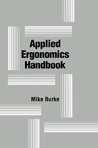 Applied Ergonomics Handbook