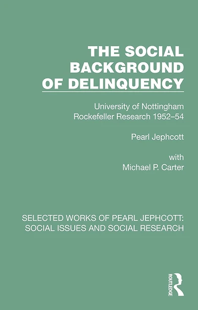The Social Background of Delinquency