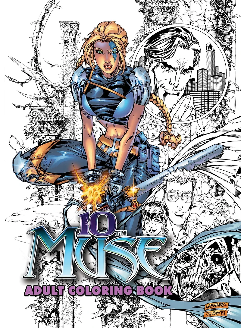 10th Muse: Adult Coloring Book