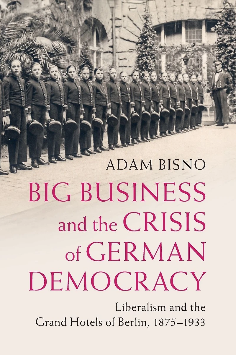 Big Business and the Crisis of German Democracy: Liberalism Grand Hotels Berlin, 1875-1933