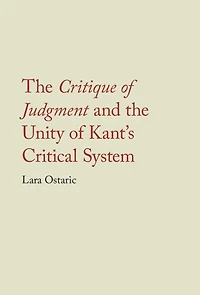 the Critique of Judgment and Unity Kant's Critical System