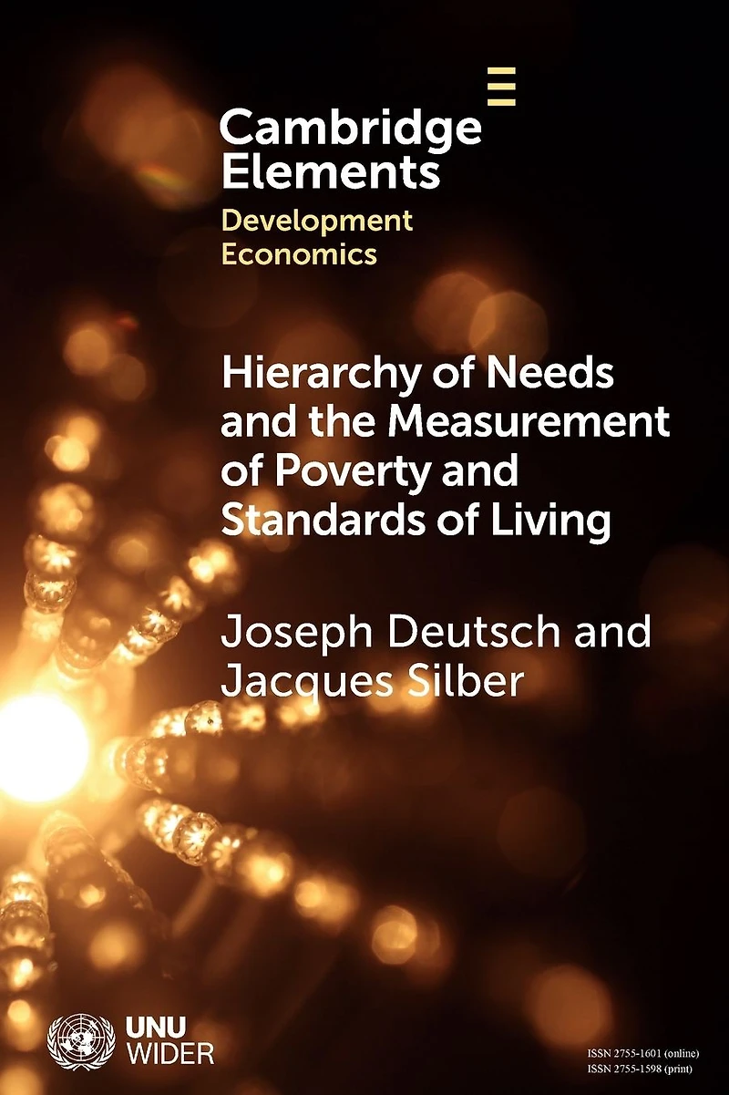 Hierarchy of Needs and the Measurement Poverty Standards Living