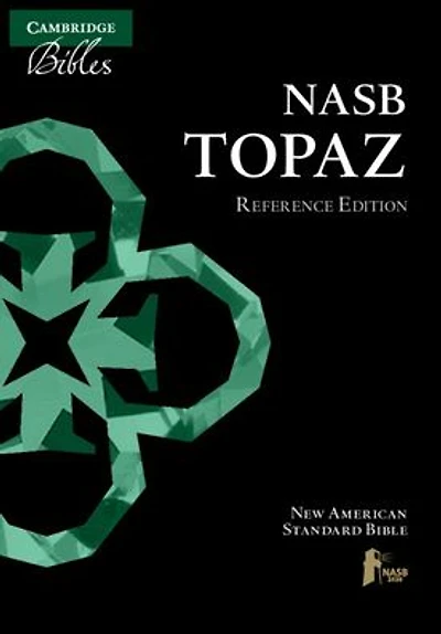 NASB Topaz Reference Edition, Black Goatskin Leather, NS676:XRL