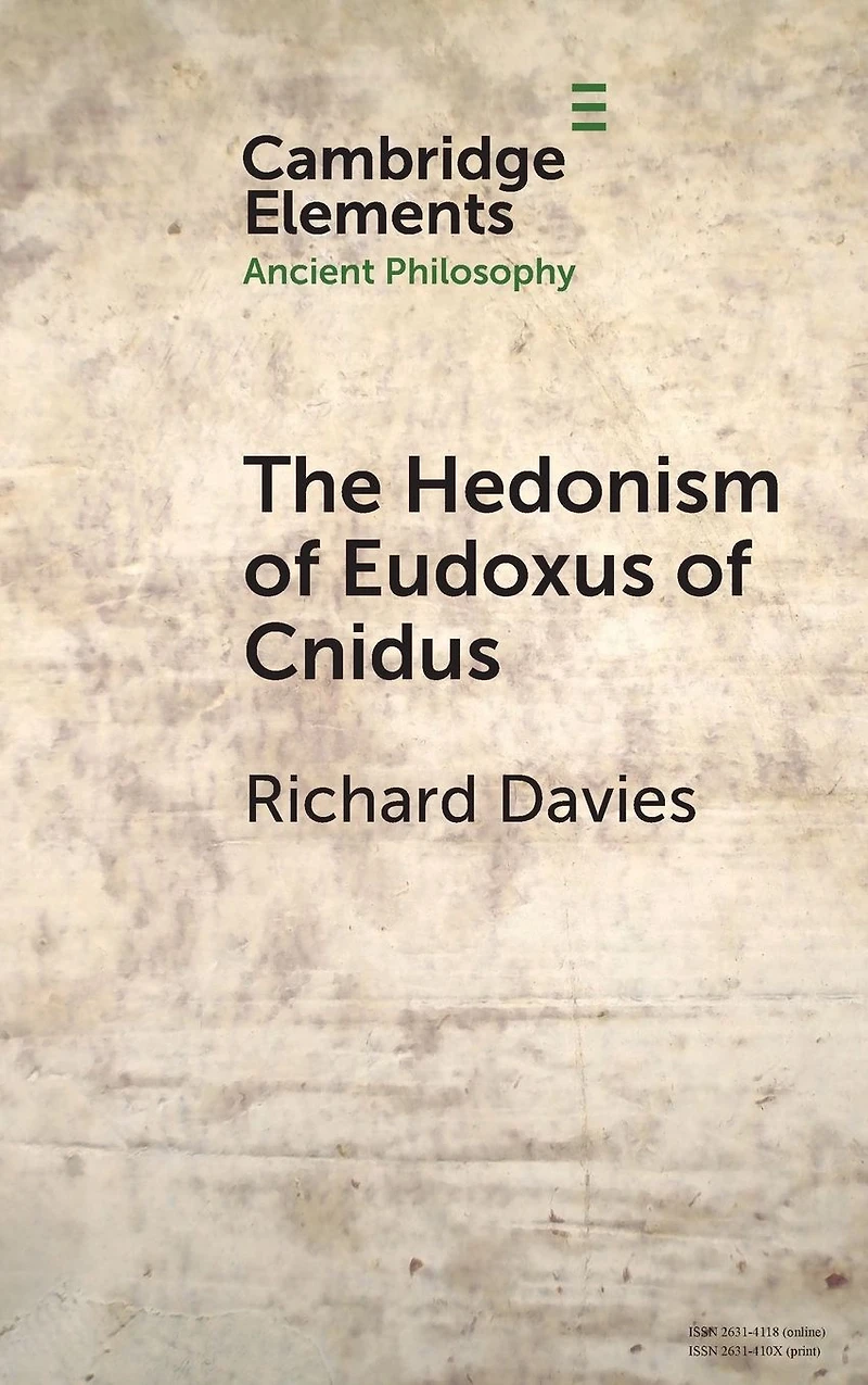 The Hedonism of Eudoxus Cnidus