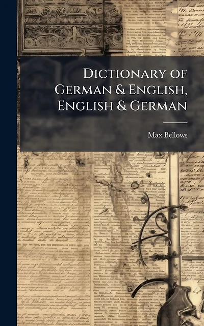 Dictionary of German & English, English