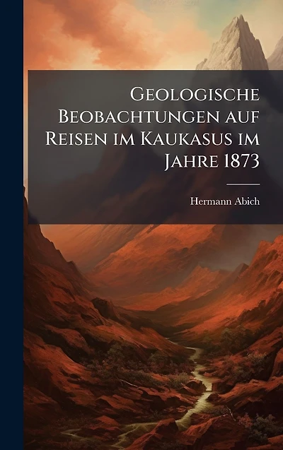 Geologische Beobachtungen auf Reisen im Kaukasus Jahre 1873