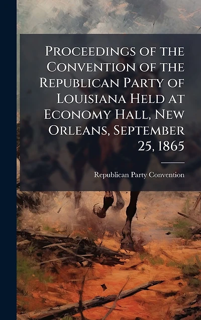 Proceedings of the Convention Republican Party Louisiana Held at Economy Hall, New Orleans, September 25, 1865