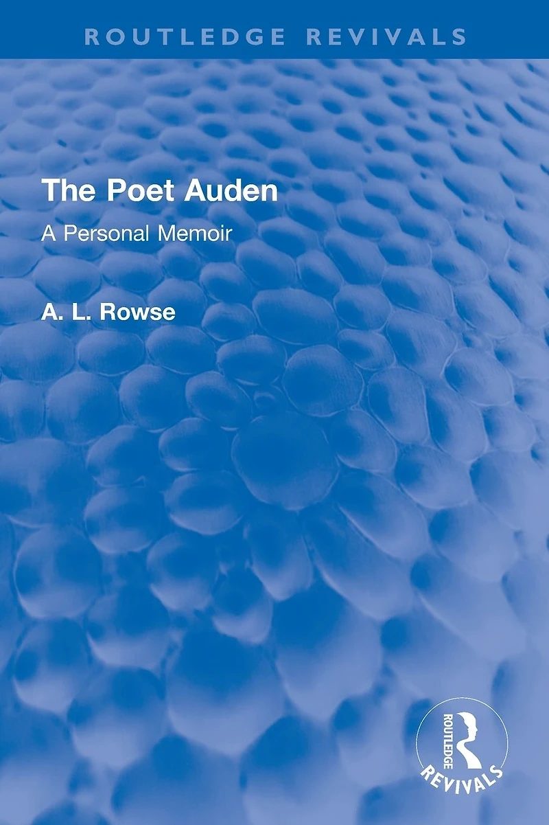 The Poet Auden: A Personal Memoir