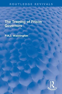 The Training of Prison Governors
