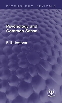 Psychology and Common Sense