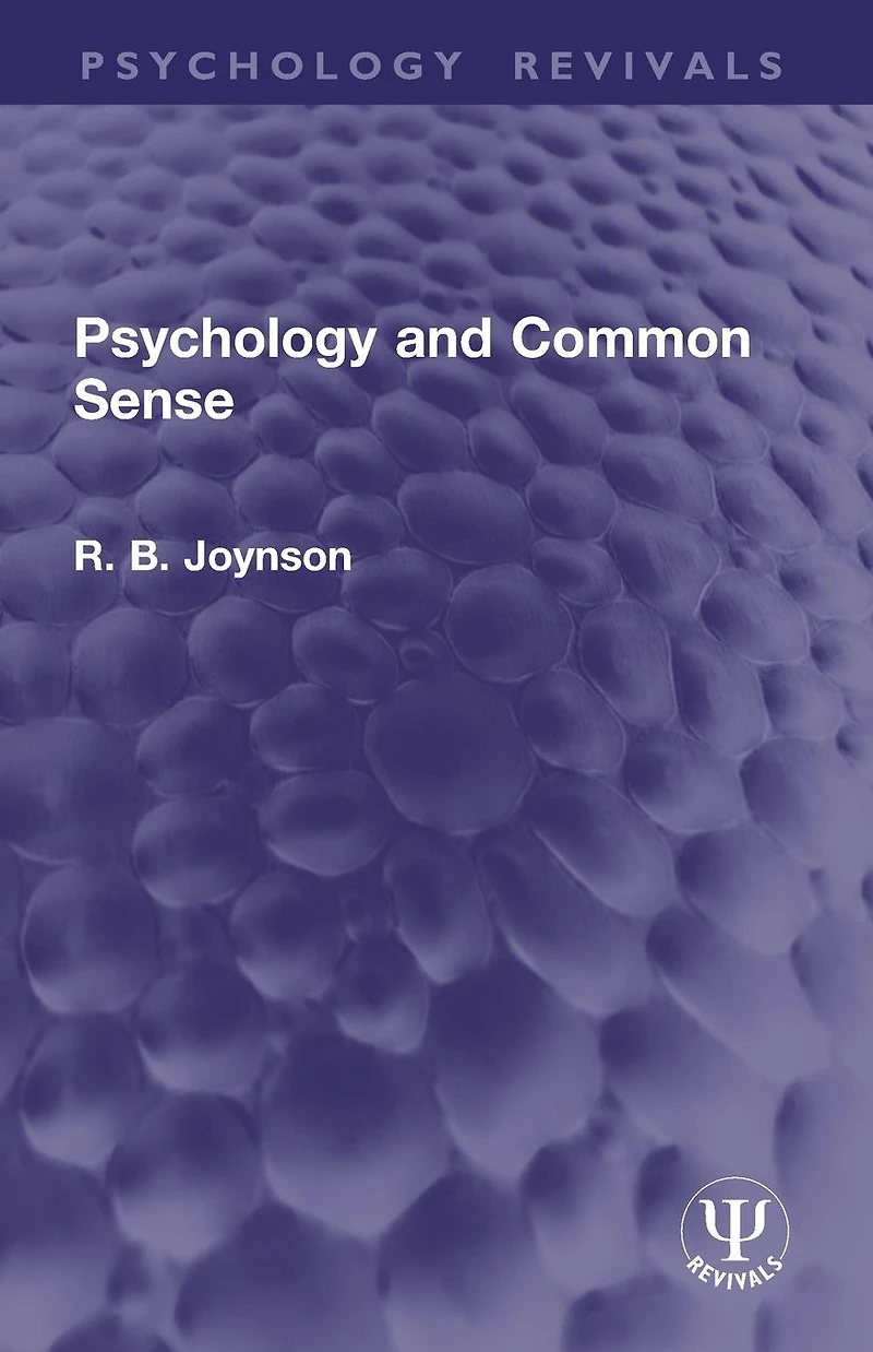 Psychology and Common Sense