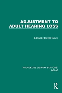 Adjustment to Adult Hearing Loss