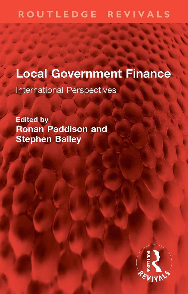Local Government Finance: International Perspectives
