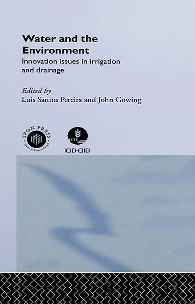 Water and the Environment: Innovation Issues Irrigation Drainage