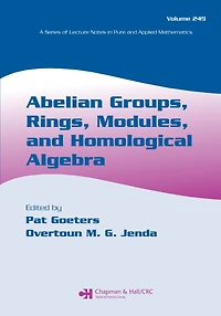 Abelian Groups, Rings, Modules, and Homological Algebra