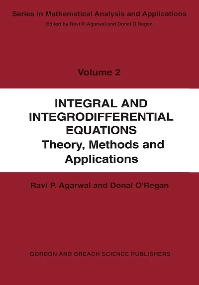 Integral and Integrodifferential Equations