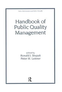 Handbook of Public Quality Management