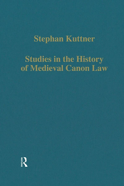 Studies in the History of Medieval Canon Law