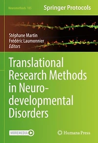 Translational Research Methods Neurodevelopmental Disorders
