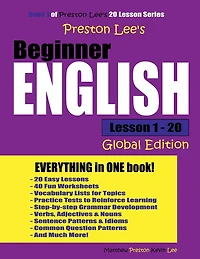 Preston Lee's Beginner English Lesson 1: 20 Global Edition