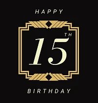 Happy 15th Birthday: 15th Birthday Guest Book. Perfect decoration for 15 Birthday. Memory Book, Message Log Book. Great as a keepsake gift.
