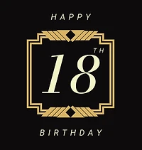 Happy 18th Birthday: 18th Birthday Guest Book. Perfect decoration for 18 Birthday. Memory Book, Message Log Book. Great as a keepsake gift.