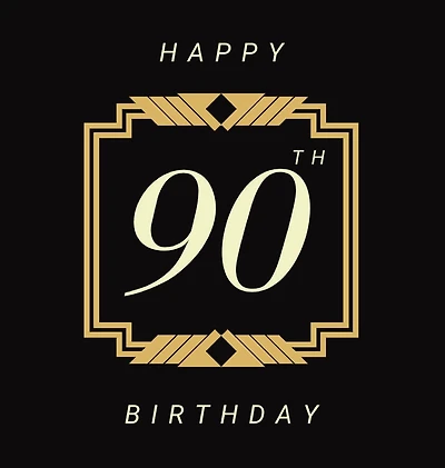 Happy 90th Birthday: 90th Birthday Guest Book. Perfect decoration for 90 Birthday. Memory Book, Message Log Book. Great as a keepsake gift.