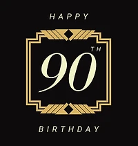 Happy 90th Birthday: 90th Birthday Guest Book. Perfect decoration for 90 Birthday. Memory Book, Message Log Book. Great as a keepsake gift.